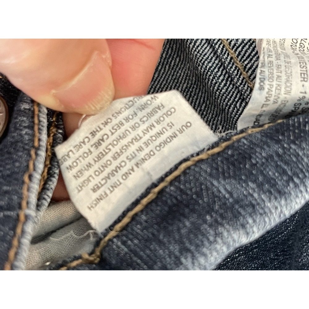 GLORIA VANDERBUILT Amanda Missy Short Sz12 Indigo Denim, Kenya - Picture 6 of 8